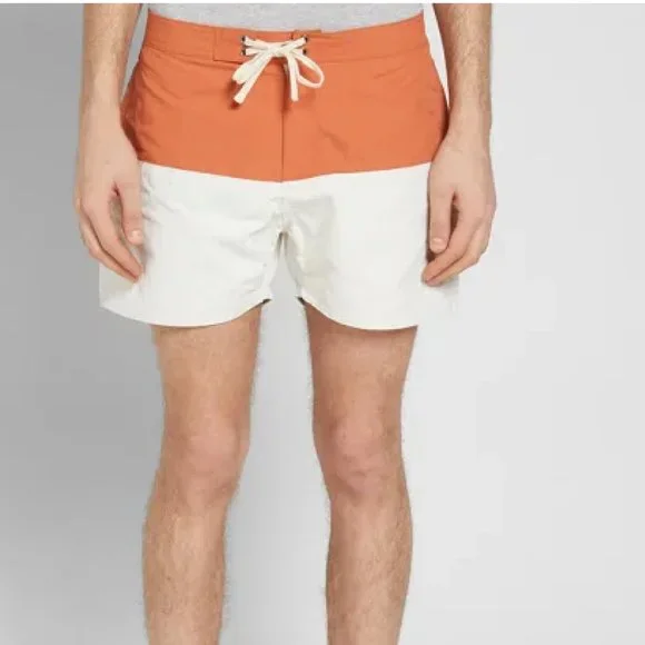 NWT Saturdays NYC Ennis Block Boardshort